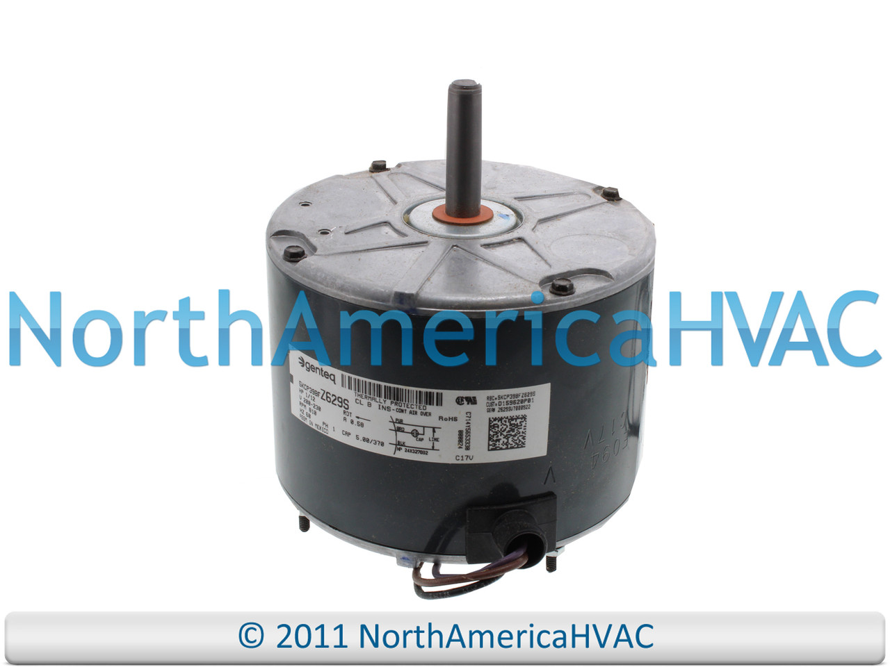 Refrigerator Condenser Fan Motor Replacement Kit | 115V, 6.77" Fan, Compatible With W10181323 & Others